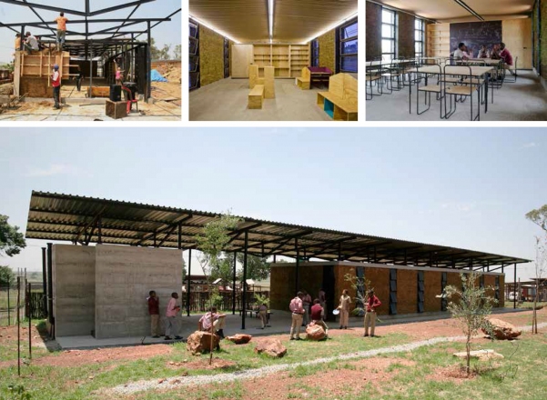 2010 Učilnica in knjižnica | Fakulteta za arhitekturo, UL | Ithuba Community College, Johannesburg, South Africa