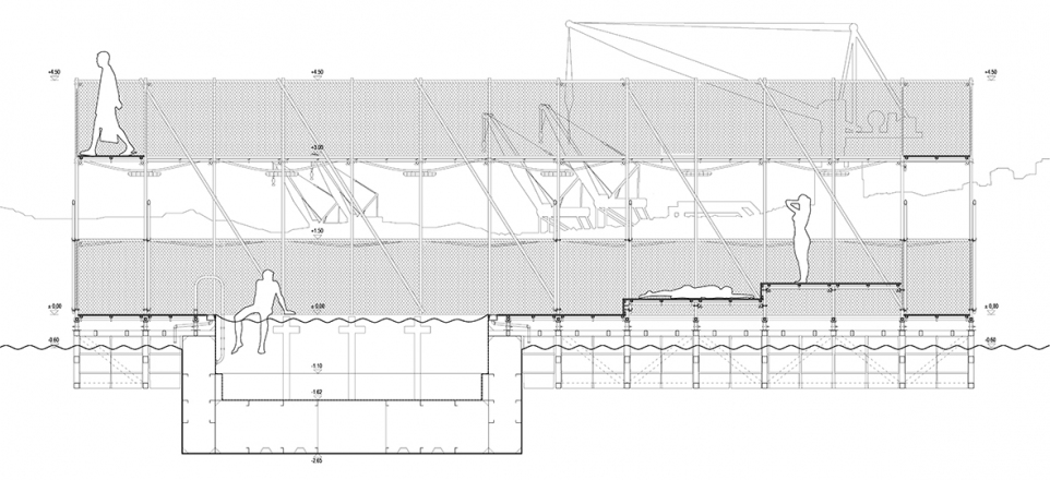  študentsko priznanje Piranesi 2017: ‘Floating Pool Parasite’, Rijeka, Hrvaška, Študenti: Robert Barbir, Nika Bralić, Ivana Brzović, Ivan Bulian, mentorjiProf. Mateo Biluš, doc. Vedran Duplančić, doc. Zorana Protić, Fakulteta za arhitekturo in urbano