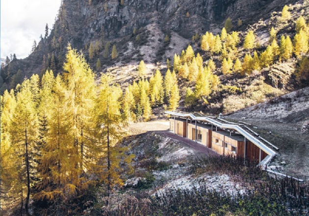 RIFUGIO VALBONA, 2015, Architetti Gianluca Parcianello, Lio Parcianello, Renato Da Re, foto Gianluca Parcianello, Alessandro Trevisin 