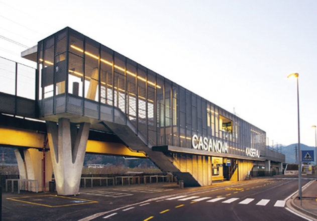 FERMATA FERROVIARIA CASANOVA, 2013, Architekt Wolfgang Piller, foto Alexa Rainer  