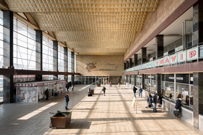 Railway station Novi Sad, 1964, arch.: Imre Farkaš, Milan Matović, photo Relja Ivanić