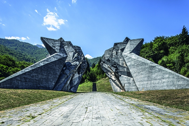 Sutjeska, Tjentište, 1971, Miodrag Živković, Đorđe Zloković, photo Roberto Conte