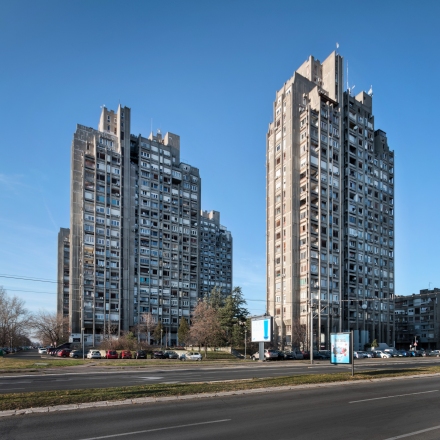 Blocks 22 and 23 in Central zone of New Belgrade, 1969-78, Aleksandar Stjepanović, Božidar Janković, Branislav Karadžić, photo Relja Ivanić
