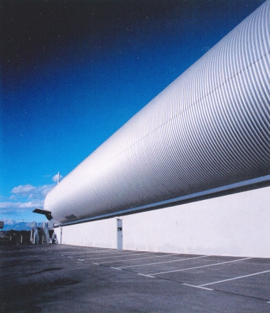 Zalog Hall, Ljubljana, 1999–2003, Jelka Šolmajer, photo: Society of Architects Ljubljana