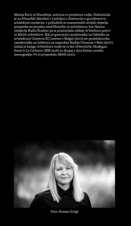 PLEČNIKOVA MEDALJA: Znanstvena monografija O oblasti v arhitekturi; dr. Mateja Kurir