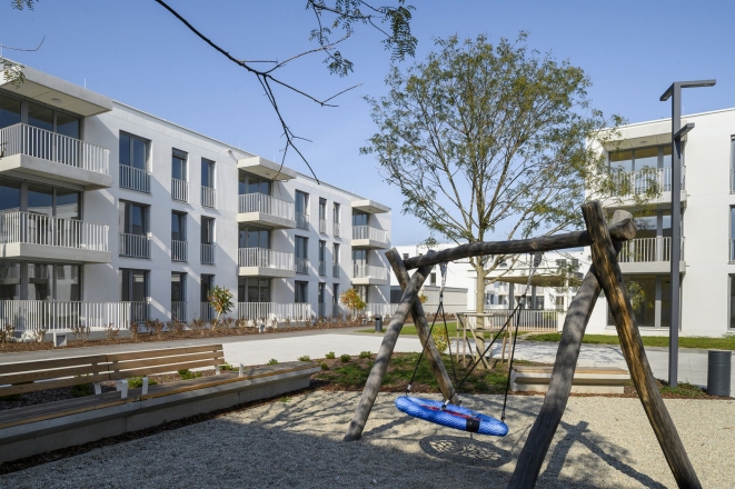 Pod Pekrsko gorco Residential Neighbourhood, 2022, Jereb in Budja architects, photo: Miran Kambič