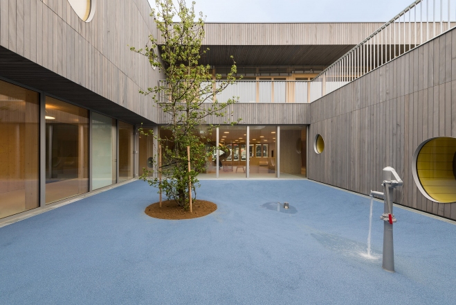 Kočevje Kindergarten – Bee Unit, 2022, Svet vmes, photo: Žiga Lovšin