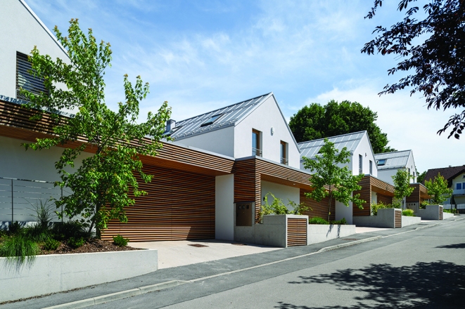 Terraced houses Brdo, Ljubljana, 2018, architecture Alja Bukovec Zule, Matej Delak, photo Miran Kambič
